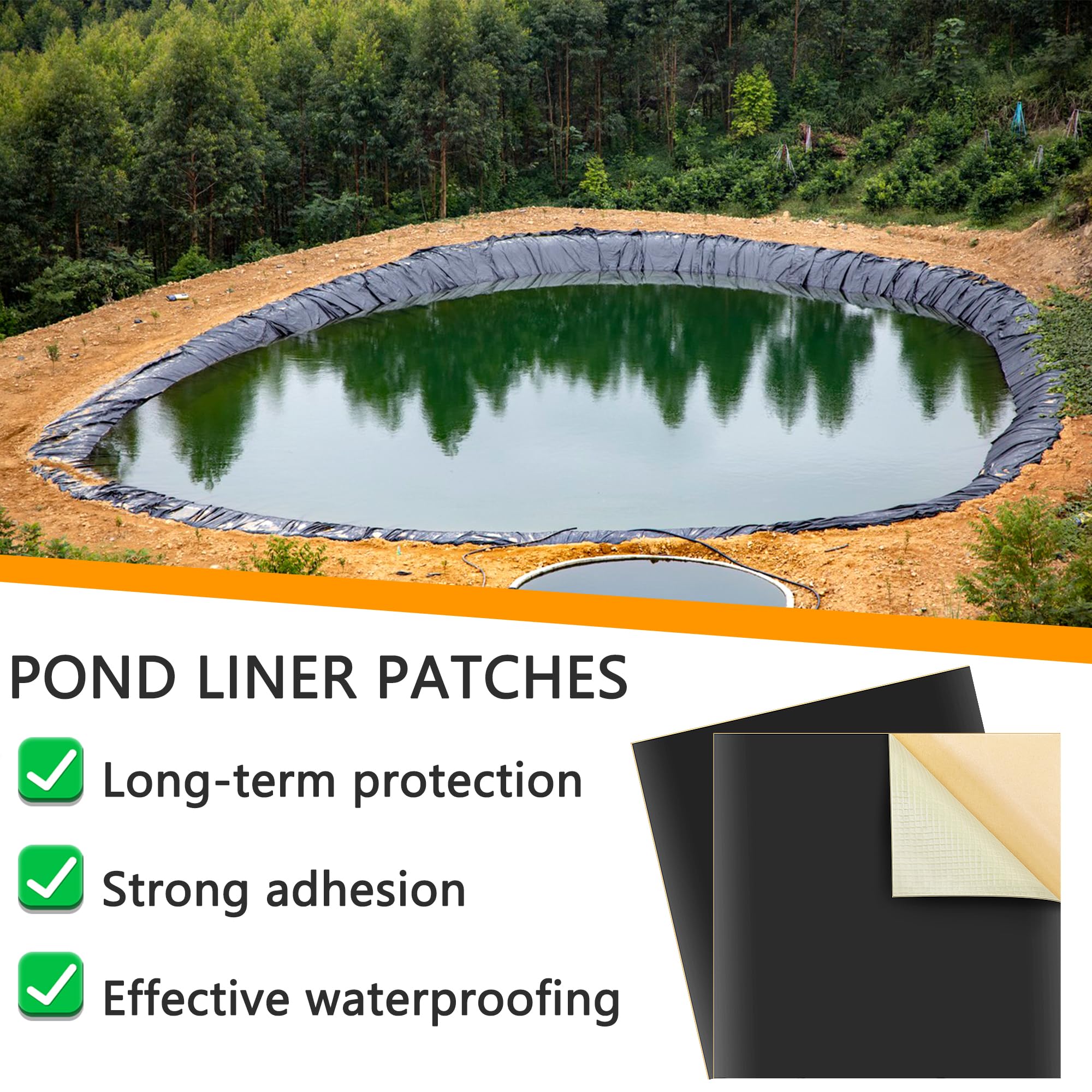 adnee repair kit is compact and portable for on-site pond work.