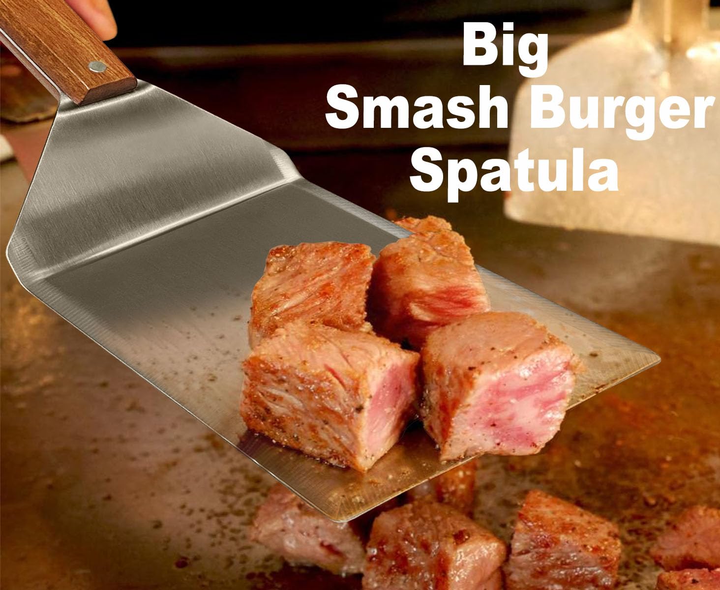 Adoco Blackstone compatible spatula for flat-top cooking