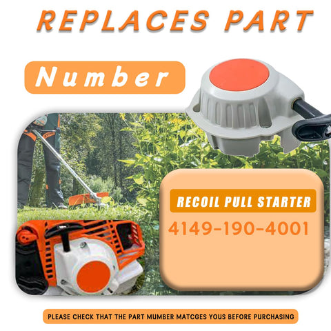 Adorih FS94 recoil starter side view highlighting slim profile and durability