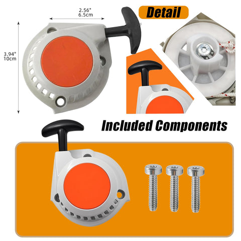 Adorih FS94R-compatible recoil starter ready for replacement