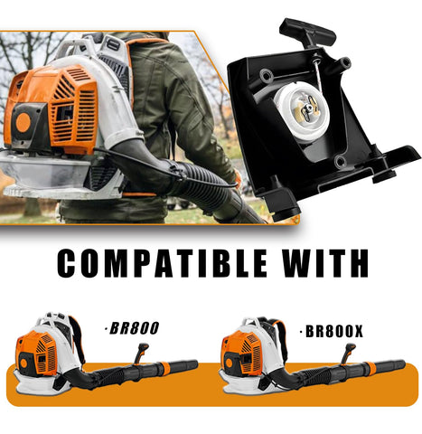 Adorih BR800X starter assembly close-up showing compatibility and durability.