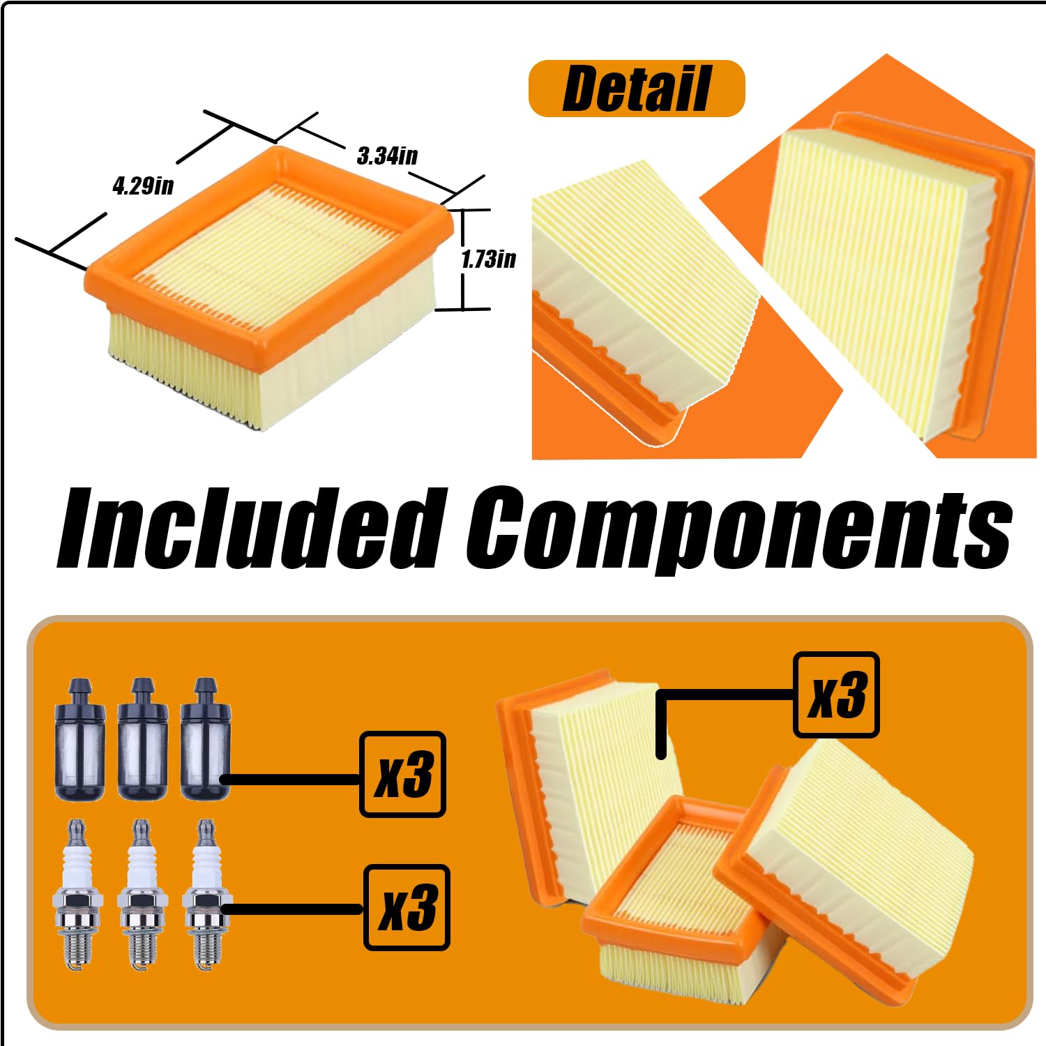 Adorih Stihl BR800 oil-filter promotes clean lubrication for steady performance