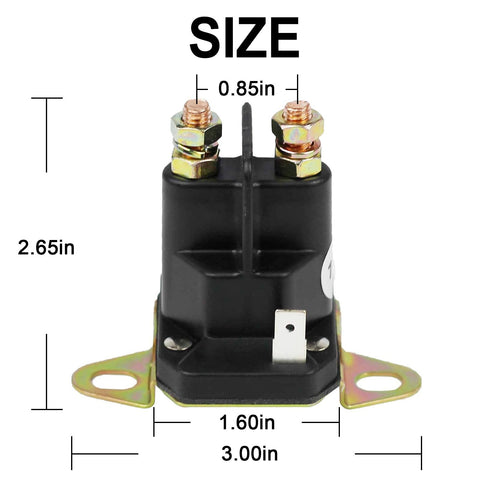 Adorish starter solenoid relay base grounding for secure mounting.