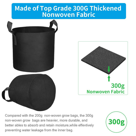 ADORMA breathable nonwoven fabric features quick drainage for healthy roots.