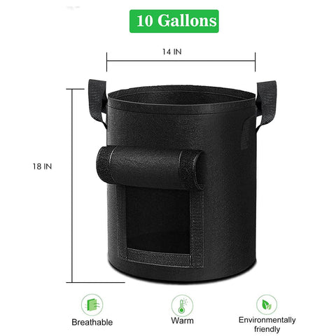 ADORMA heavy-duty 300g nonwoven fabric bag promoting quick drainage