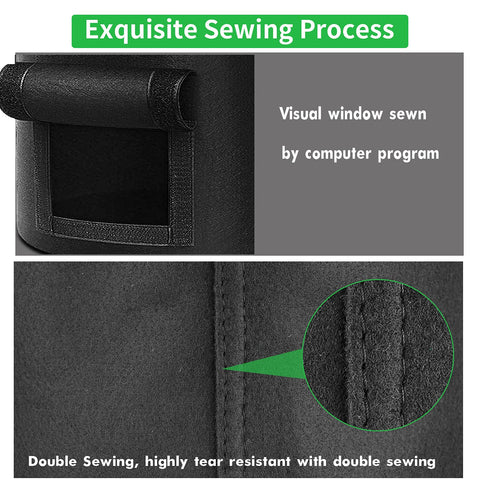 Close-up of the bag's sturdy polypropylene webbing handle