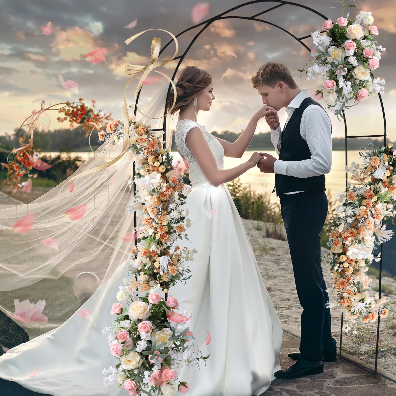 Adorox pumpkin archway adds festive fall decor and photo backdrops.