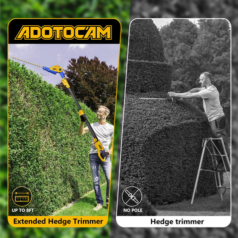 ADOTOCAM 135-degree head enables precise cuts at awkward angles