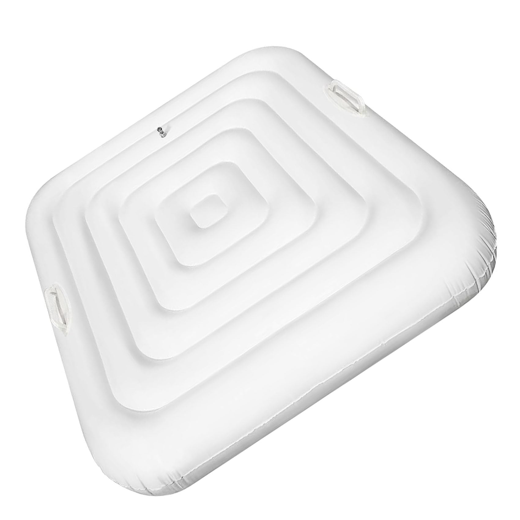 Adozsb inflatable hot tub cover square 4.2ft protects against rain and debris while saving energy