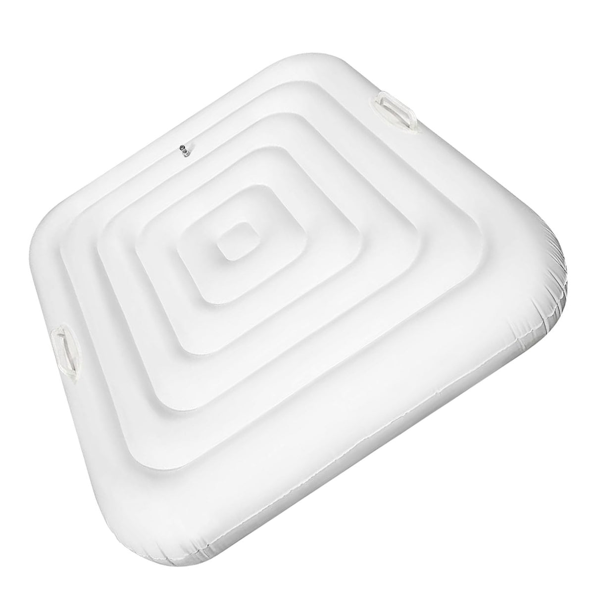 Adozsb inflatable hot tub cover square 4.2ft protects against rain and debris while saving energy