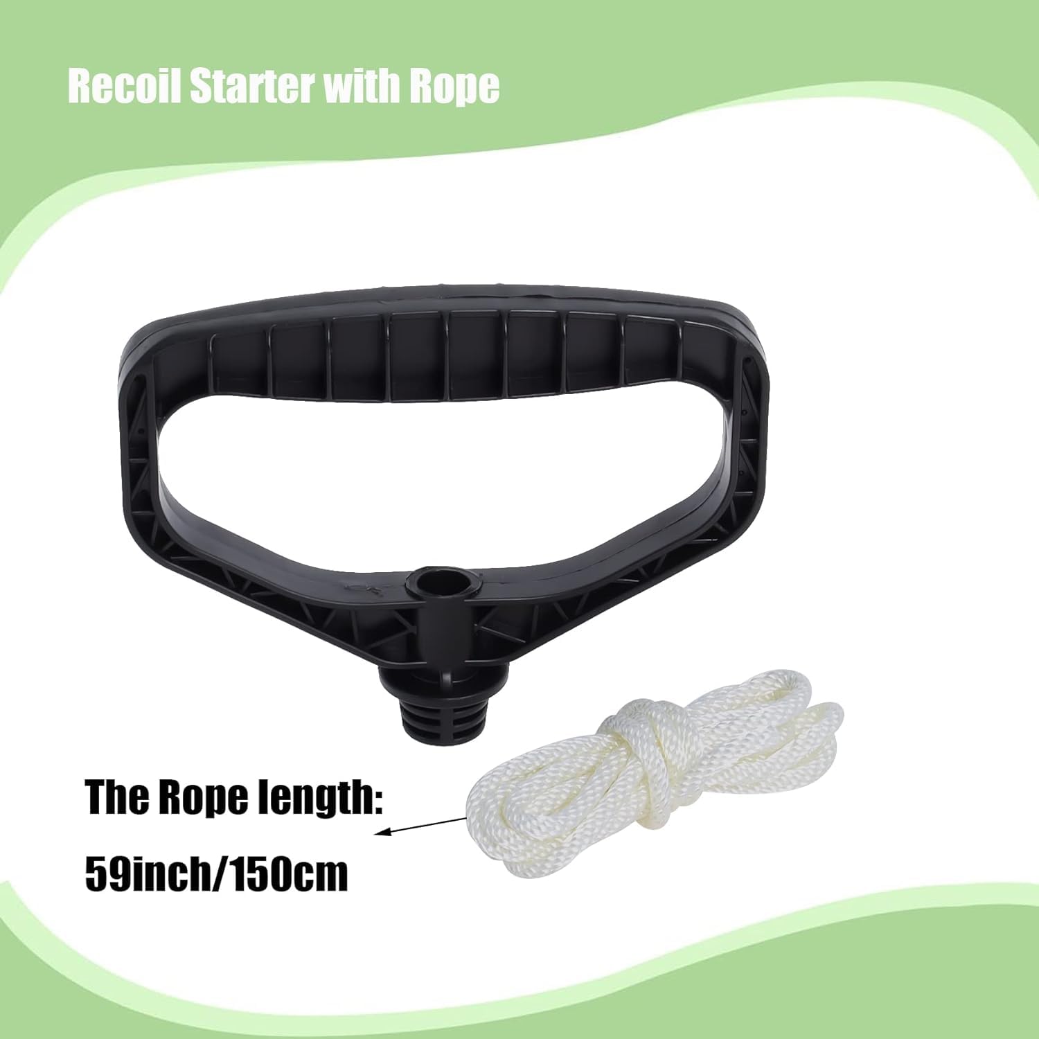 Adozsb replacement pull cord with 88-inch nylon rope for durable starts.