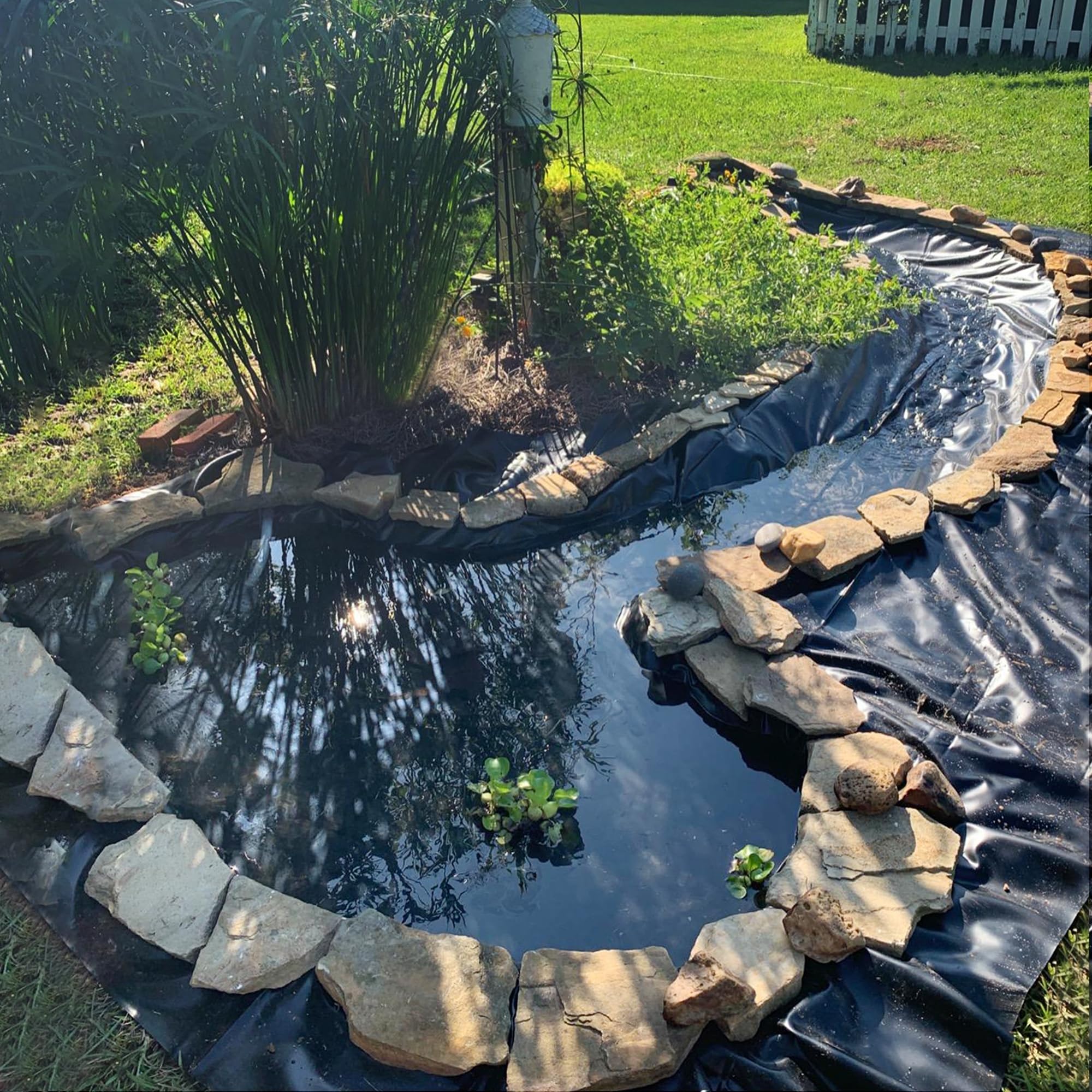 Adroiteet garden fountain liner supports smooth installation and water surface.