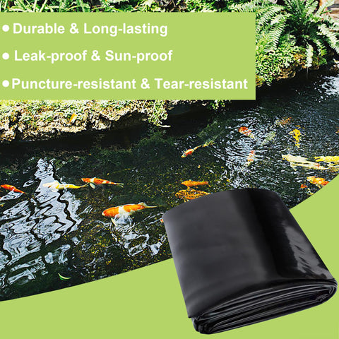 Adroiteet garden fountain liner emphasizes waterproof base for stable water features.