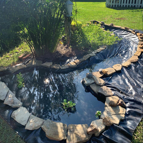 Adroiteet garden fountain liner supports smooth installation and water surface.