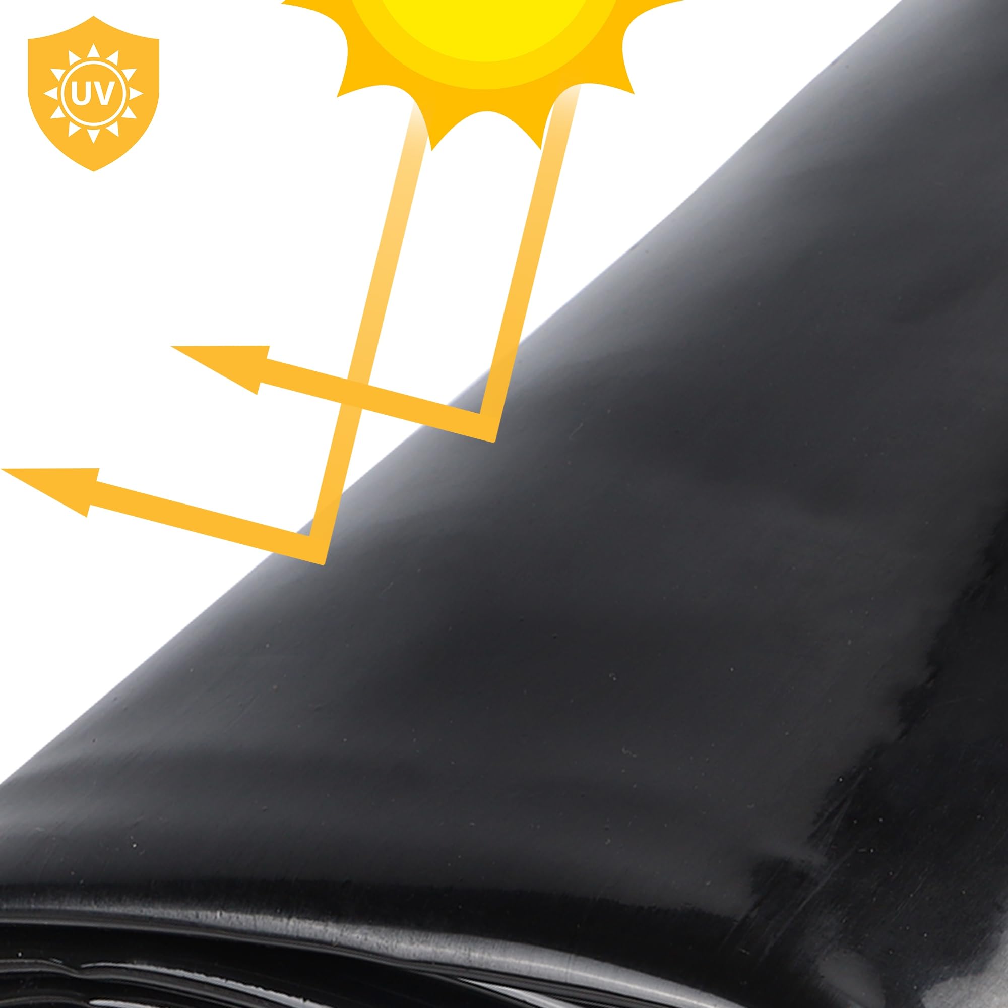 Adroiteet HDPE liner offers long-lasting performance for outdoor ponds.