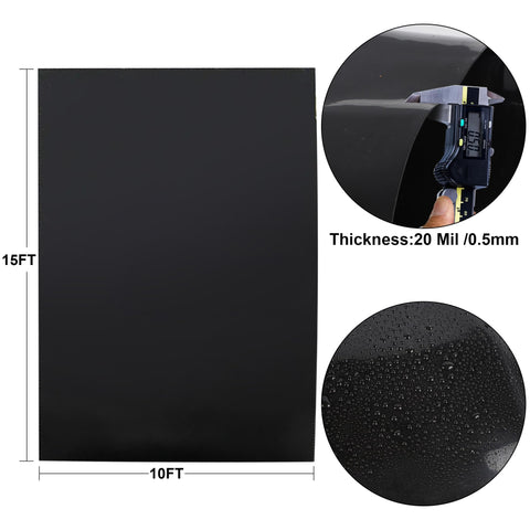 Adroiteet HDPE pond liner demonstrates puncture resistance for koi ponds.