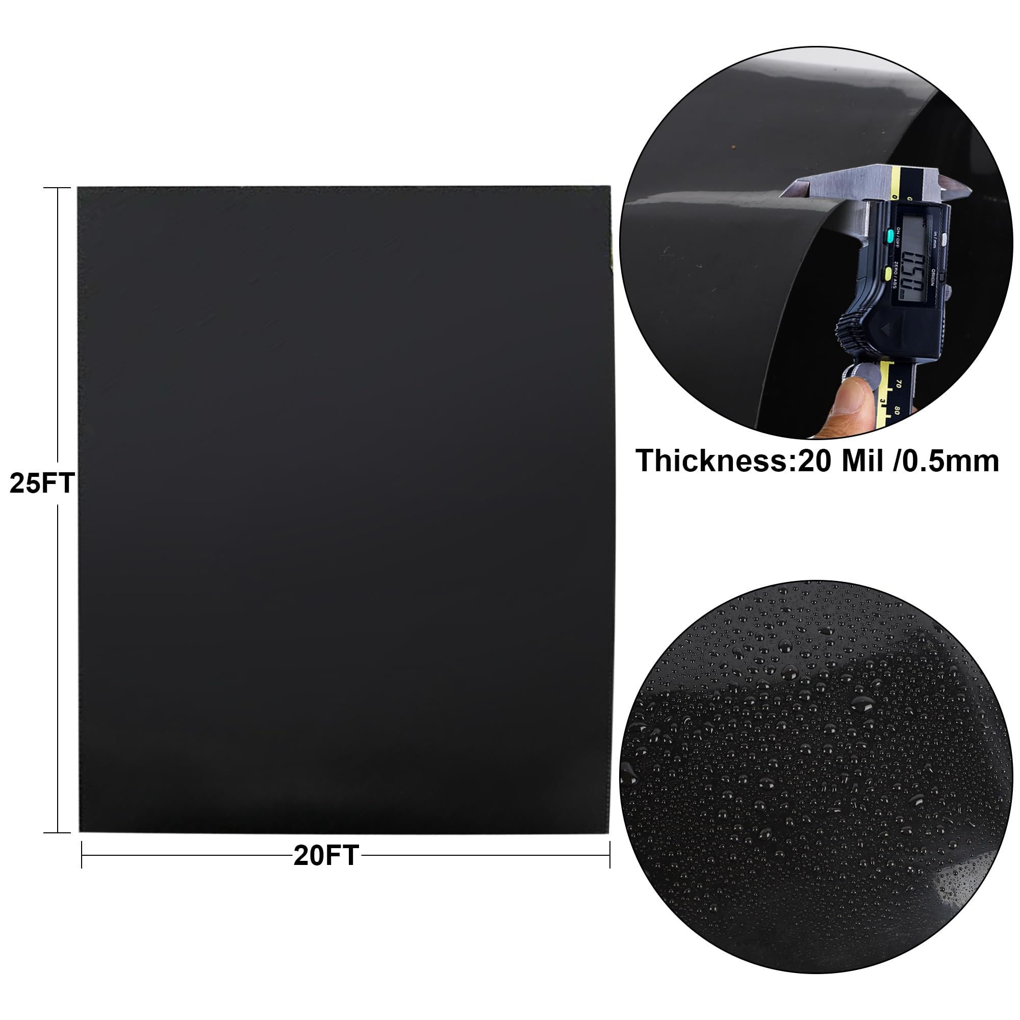 Adroiteet koi pond liner helps create a clean, stable habitat for fish.