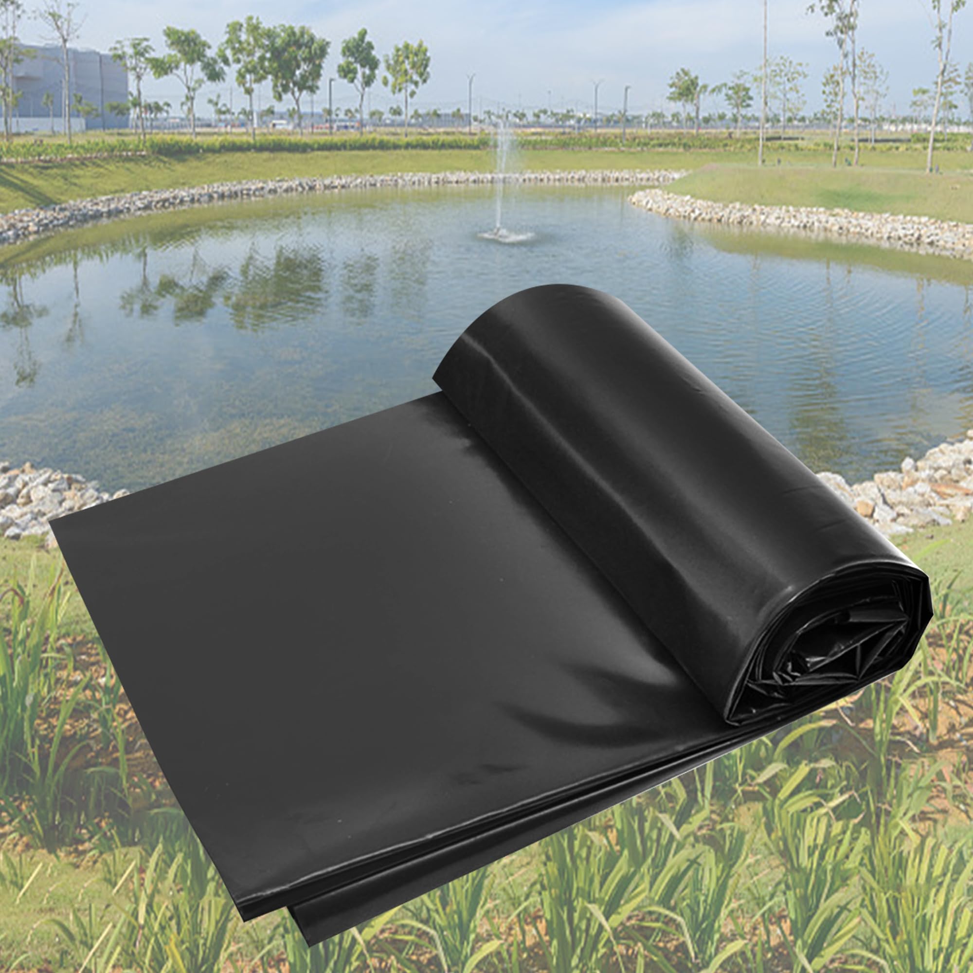 Adroiteet puncture-resistant pond liner for long-lasting outdoor use