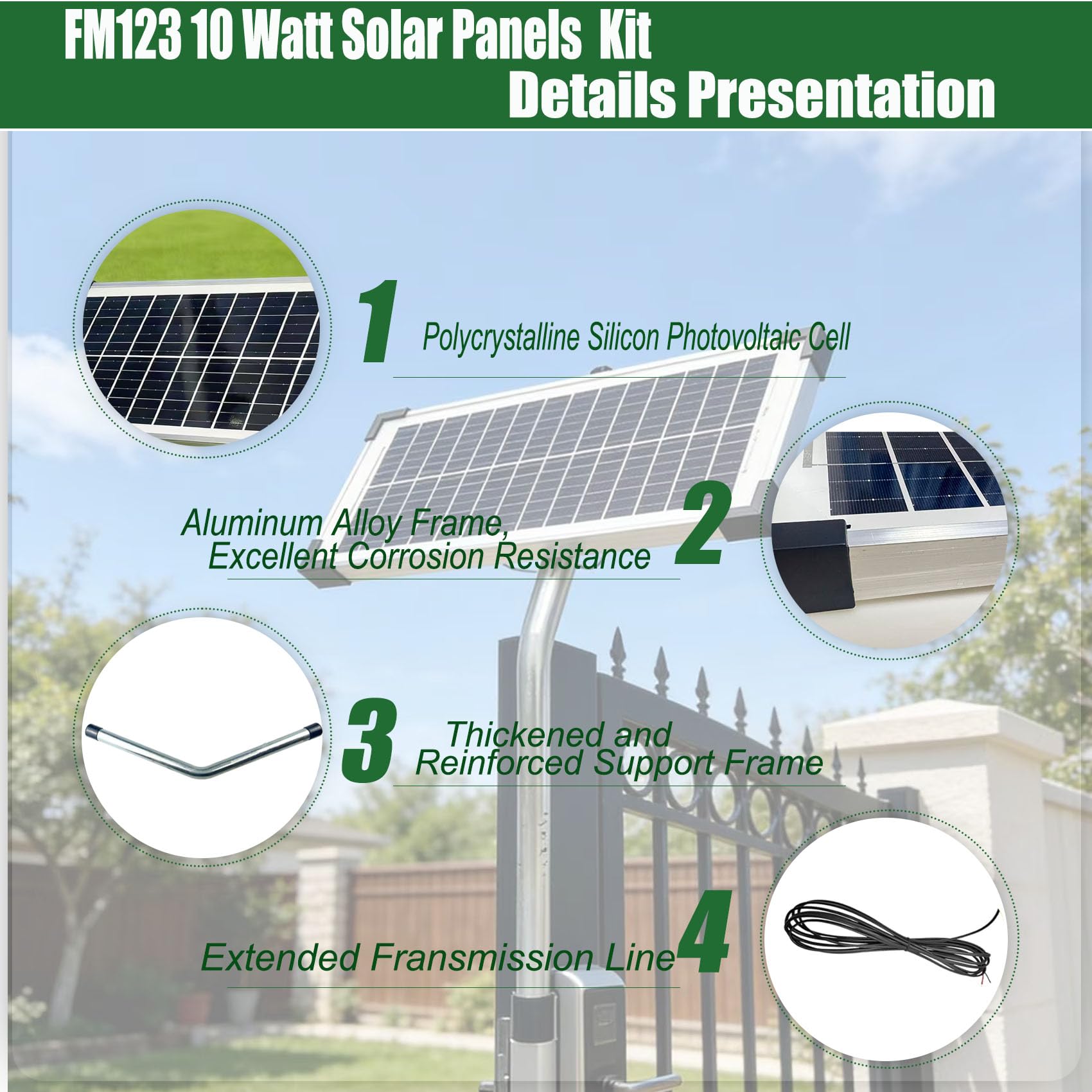 FM123 kit with included hardware for quick installation