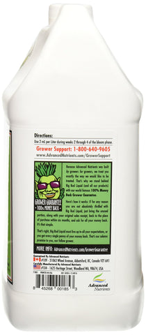 Advanced Nutrients Big Bud flower-size close-up shows bigger flowers and enhanced resin.