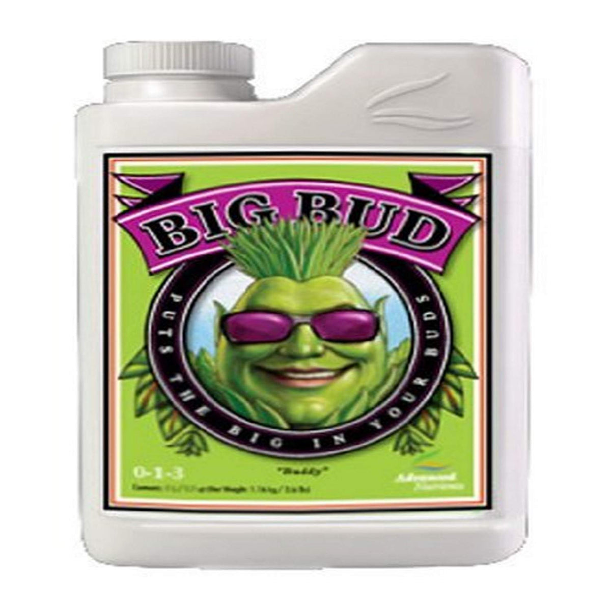 Advanced Nutrients Big Bud 1L bottle enhances bloom size and density
