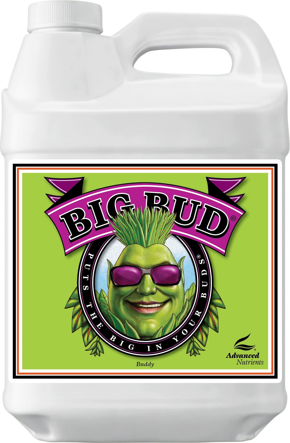 Advanced Nutrients Big Bud bloom-boost for larger flowers and richer aromatics.