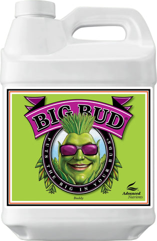 Advanced Nutrients Big Bud bloom-boost for larger flowers and richer aromatics.