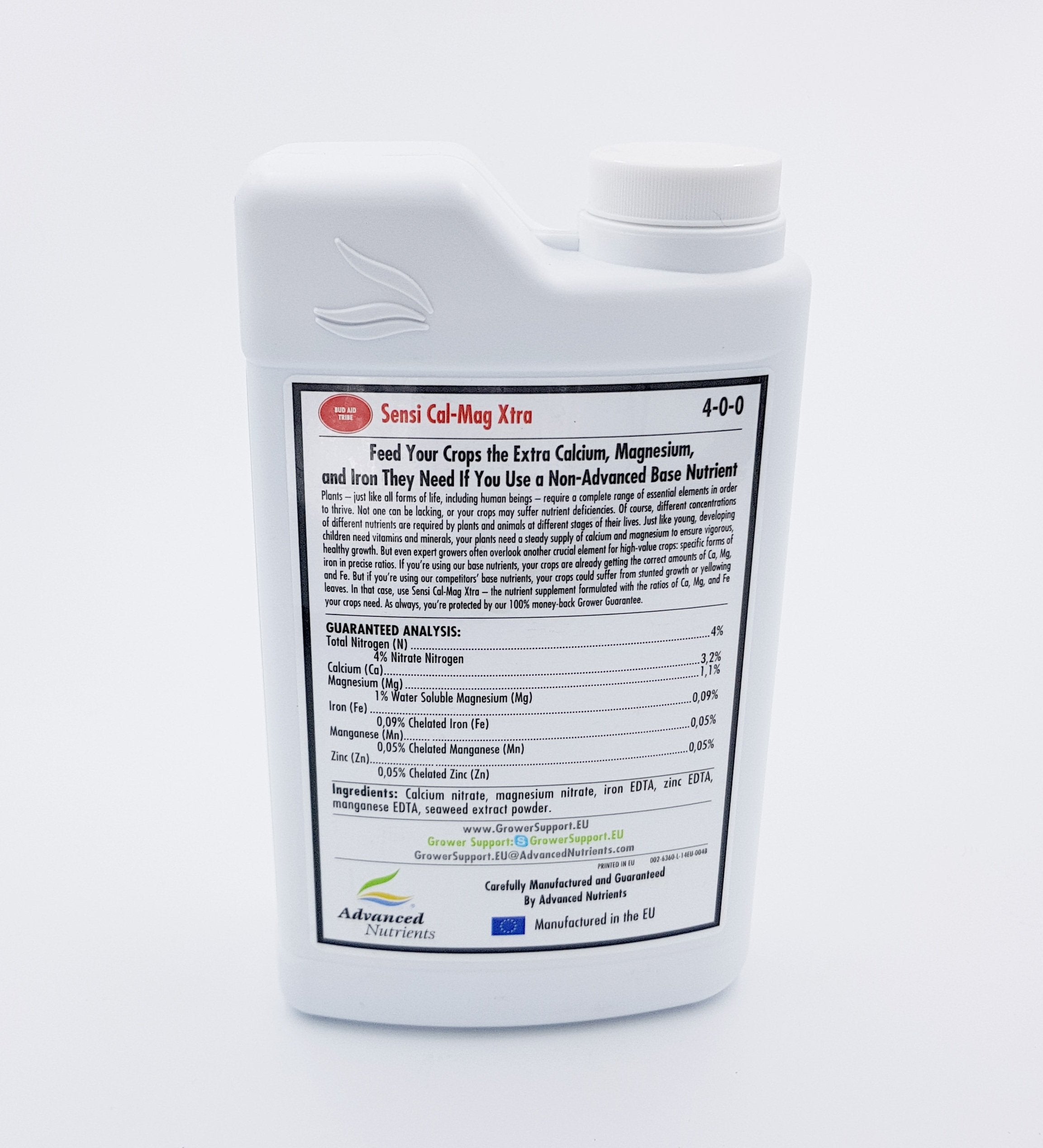 Advanced Nutrients Sensi Cal-Mag Xtra dilution action enables smooth nutrient mixing.