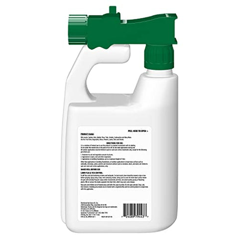 Advantage Yard & Premise Spray on deck creates a pest barrier.
