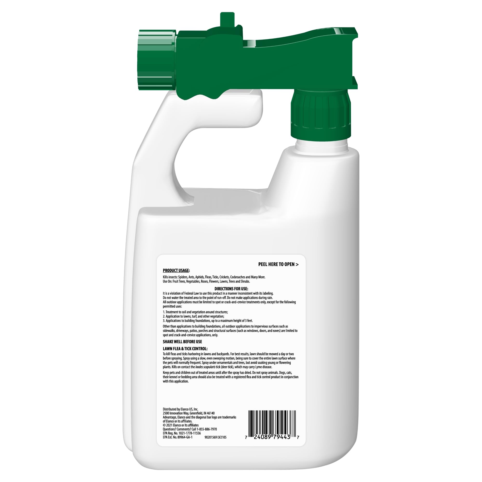 Advantage Yard & Premise Spray around perimeter prevents insects from entering.