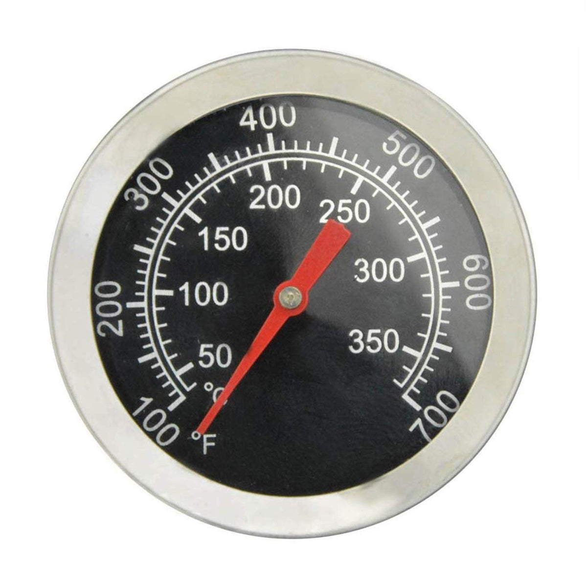 Adviace BBQ thermometer dial shows clear 2-inch gauge for precise grill heat control