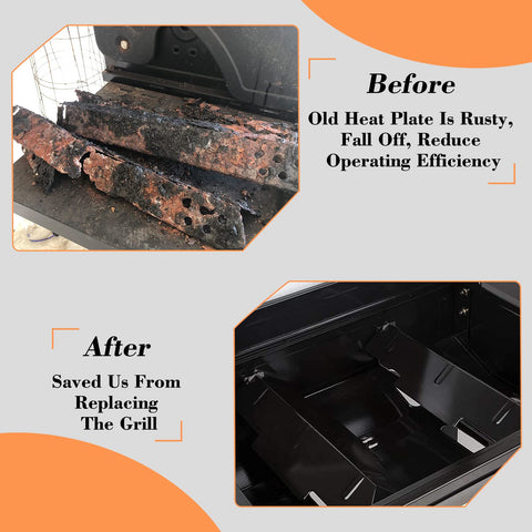 Adviace-fit heat tents replace worn parts for improved grill performance.