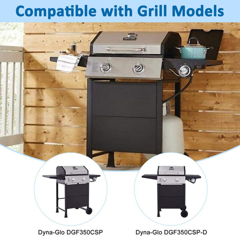 Adviace Dyna-Glo DGF350CSP heat shield supports safer flame management.