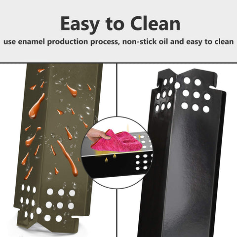 Adviace enamel surface cleans quickly after grilling.