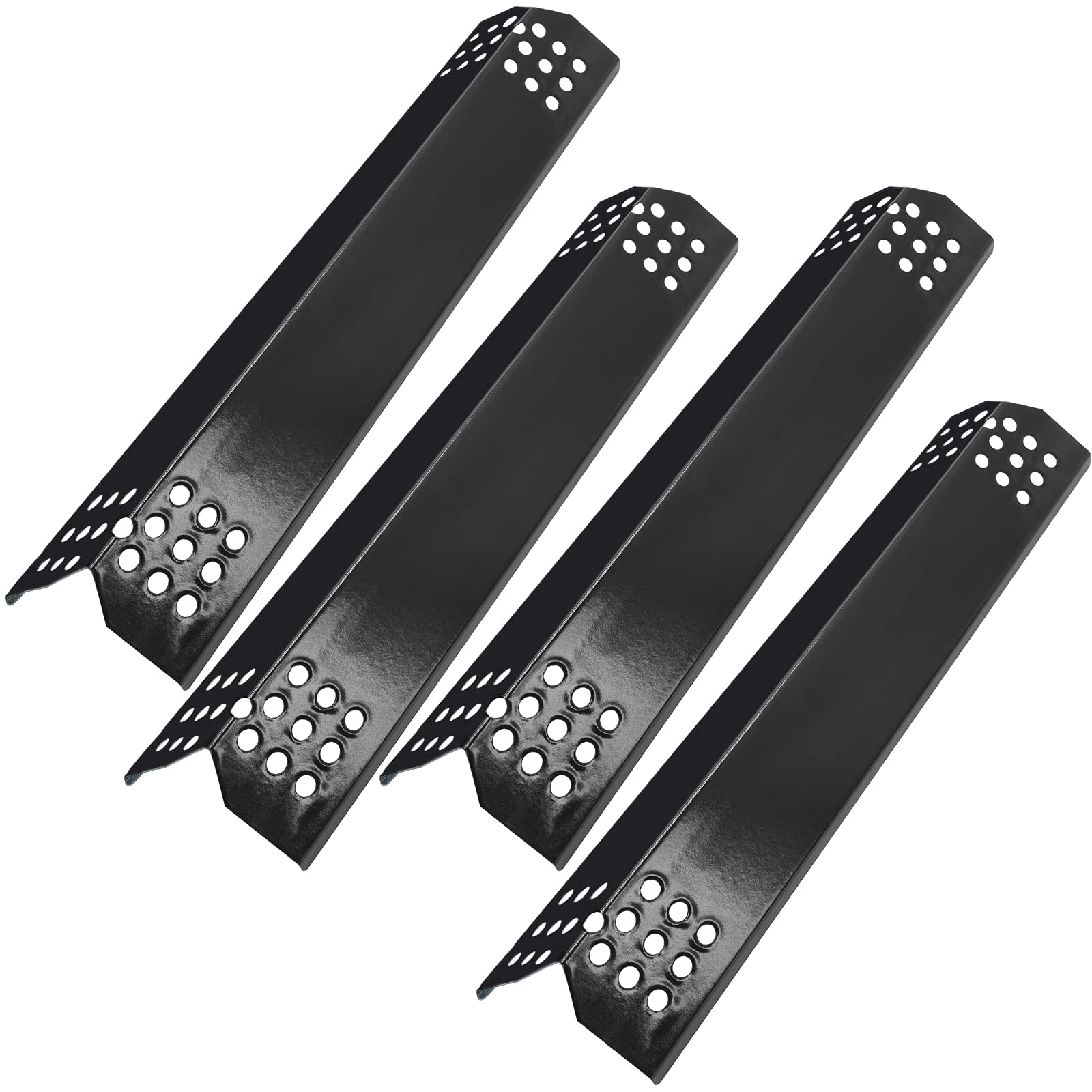 Adviace flame tamers 4-pack for even heat on compatible grills.