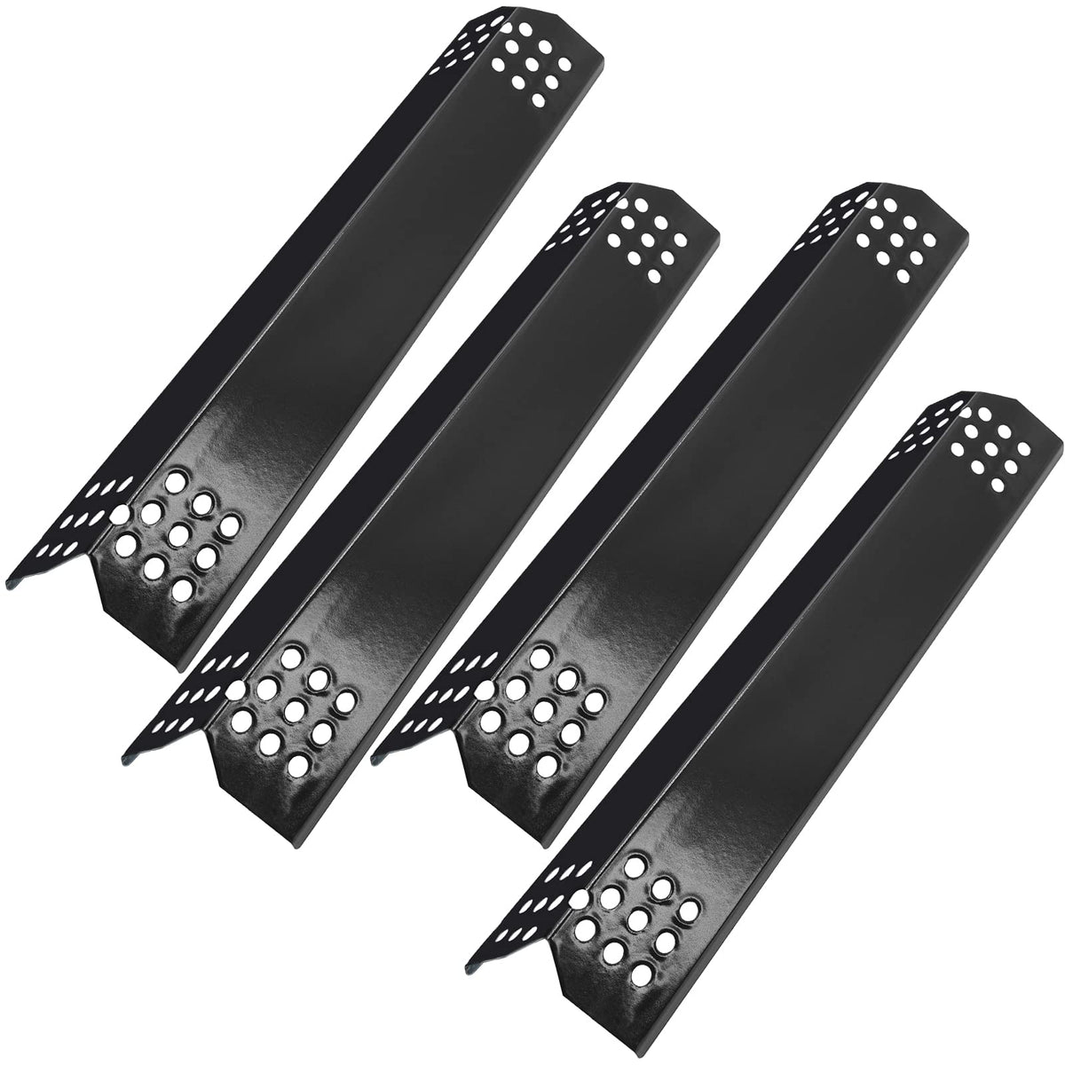 Adviace flame tamers 4-pack for even heat on compatible grills.