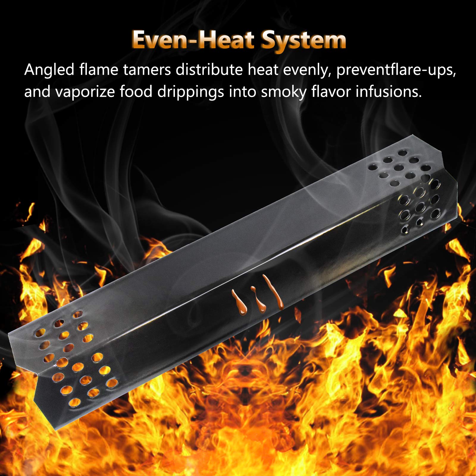 Adviace heat distribution optimization for more even cooking.