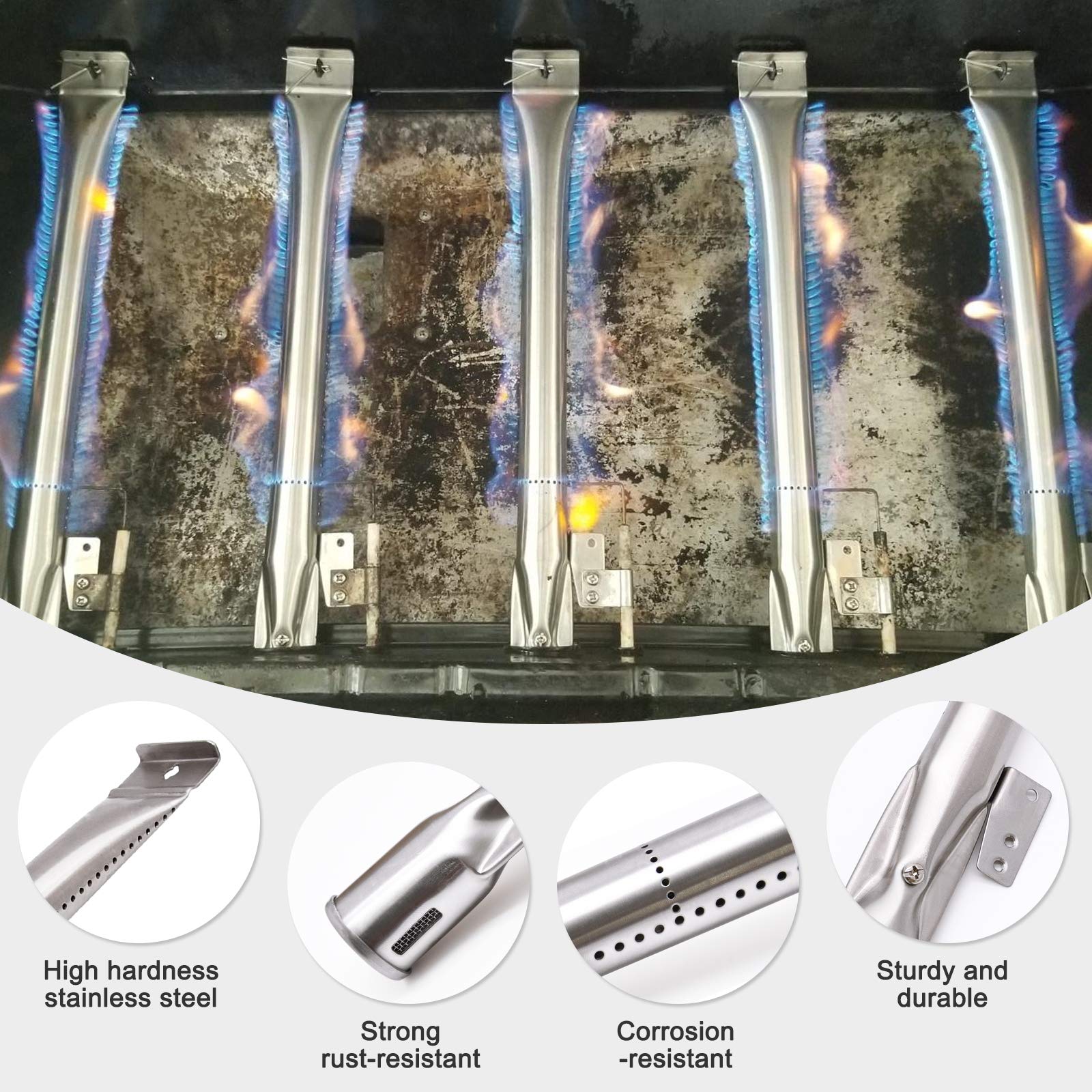 Adviace Nexgrill 14-9-16-inch heat plate in stainless steel for reliable heat