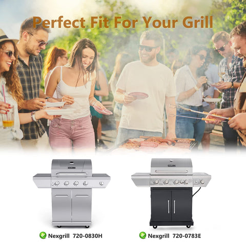 Adviace Nexgrill 720-0830H heat plates assembly in stainless steel for even heat