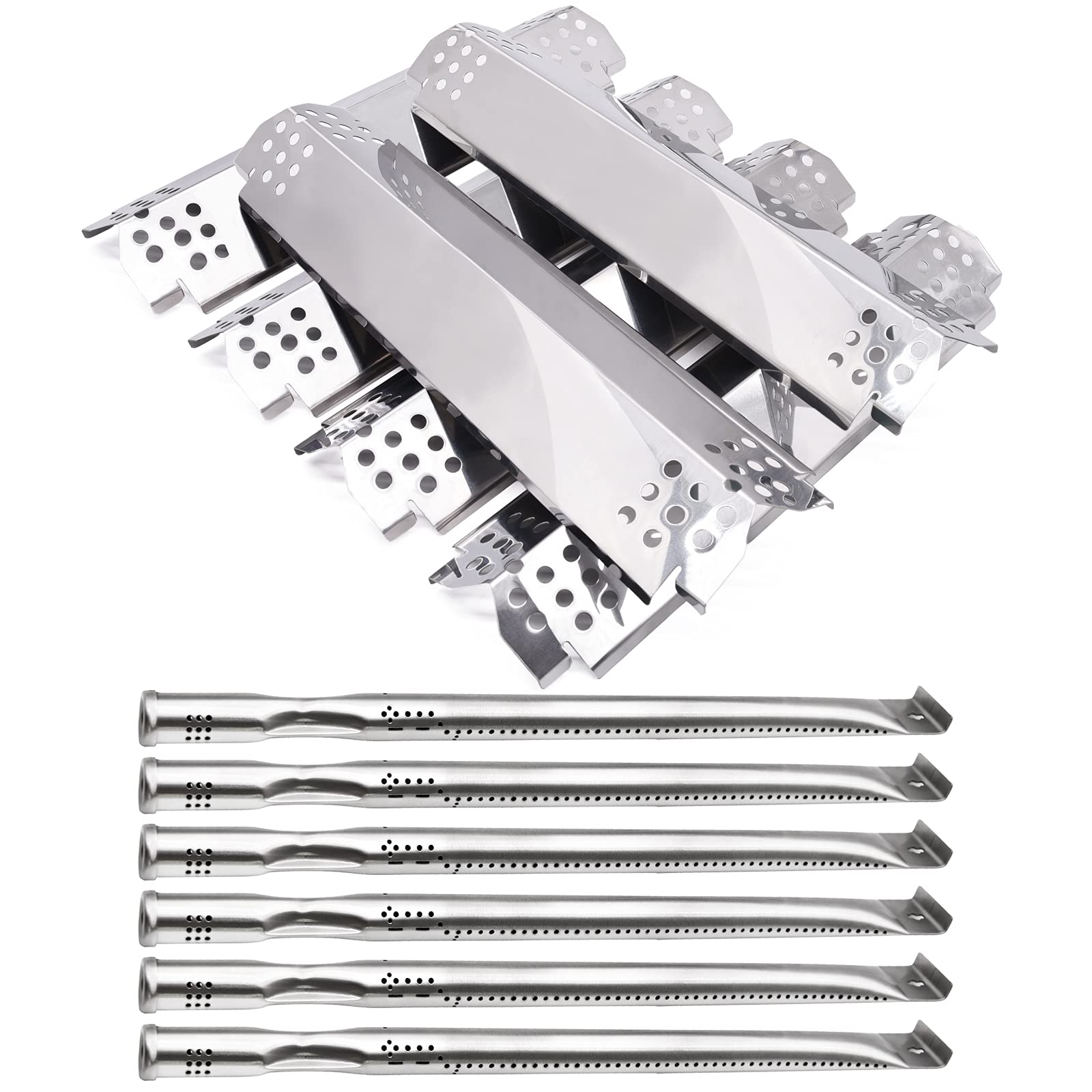 Adviace Nexgrill 720-0896B burner tube close-up for even heat distribution