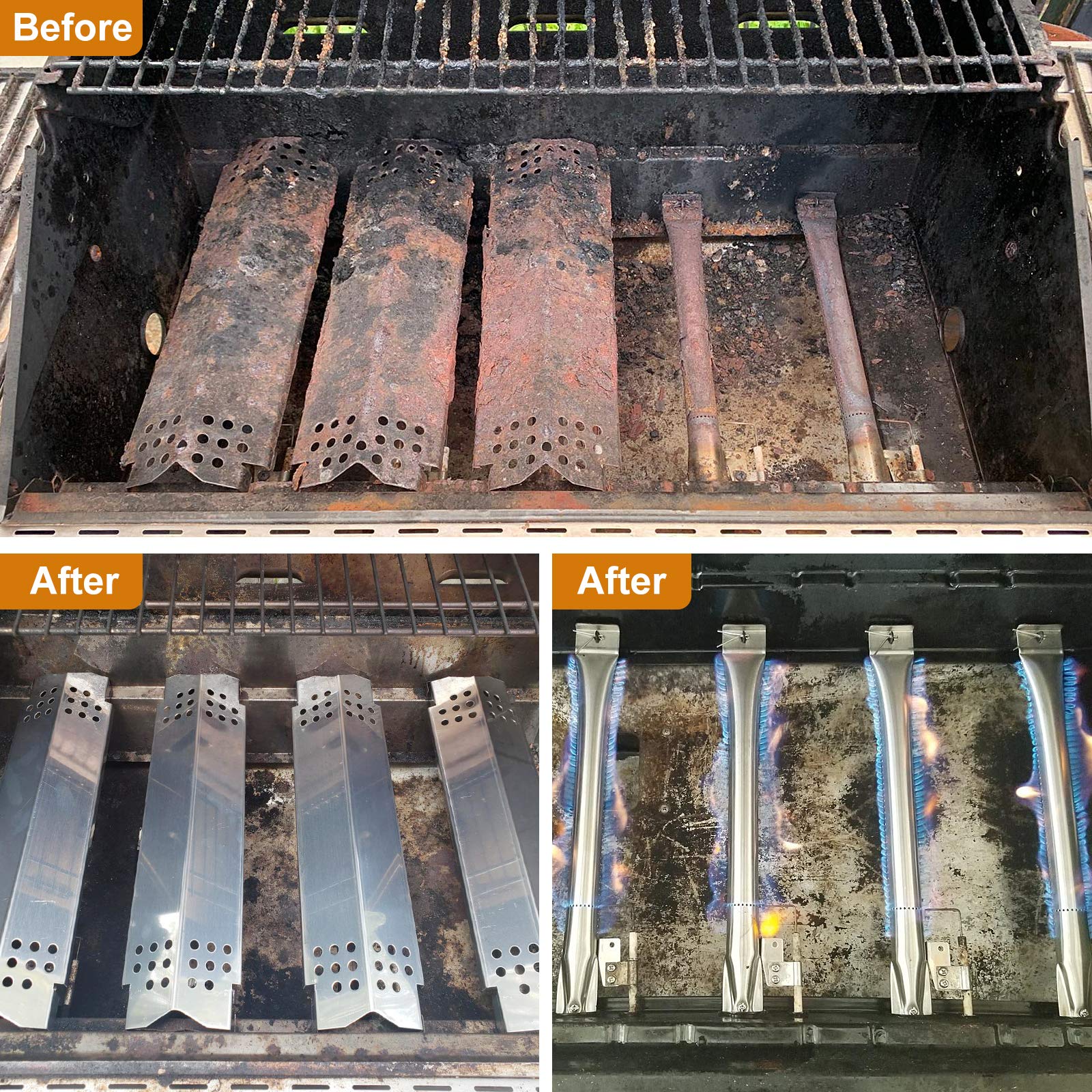 Adviace Nexgrill durable stainless components for long-lasting grill life