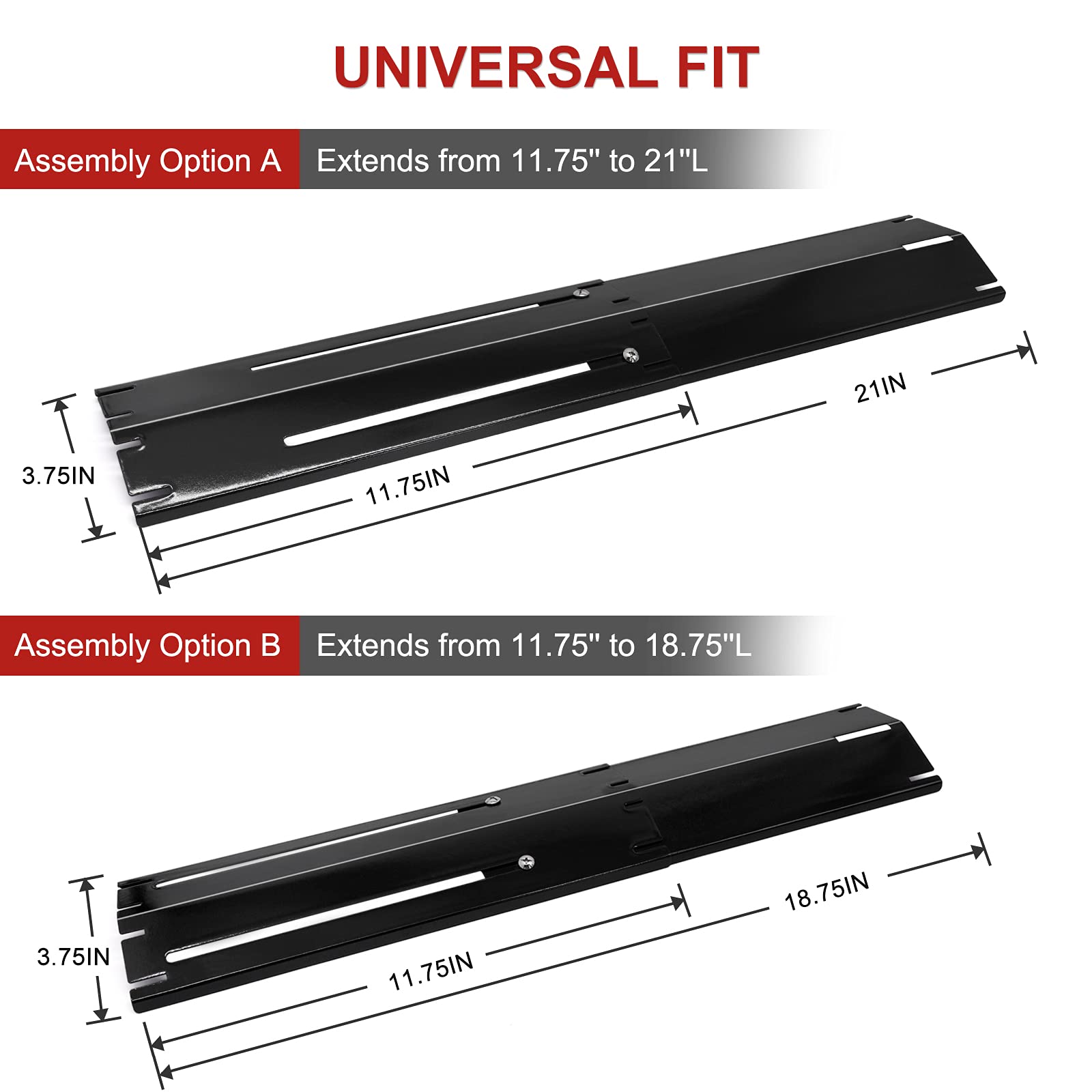 Adviace porcelain steel heat plates show 1.2mm thickness for durable, even cooking.