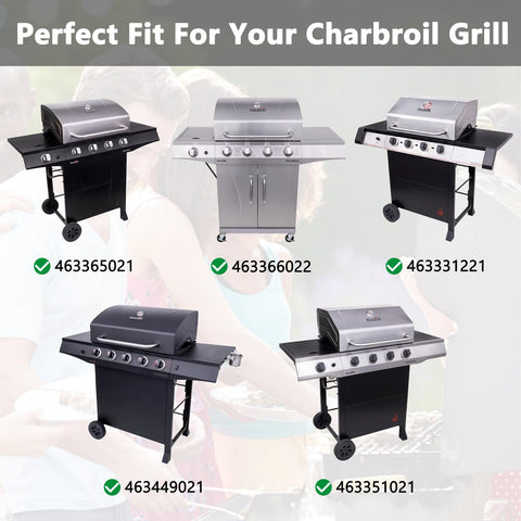 Adviace burners for Charbroil repair kit provide reliable flames for consistent cooking