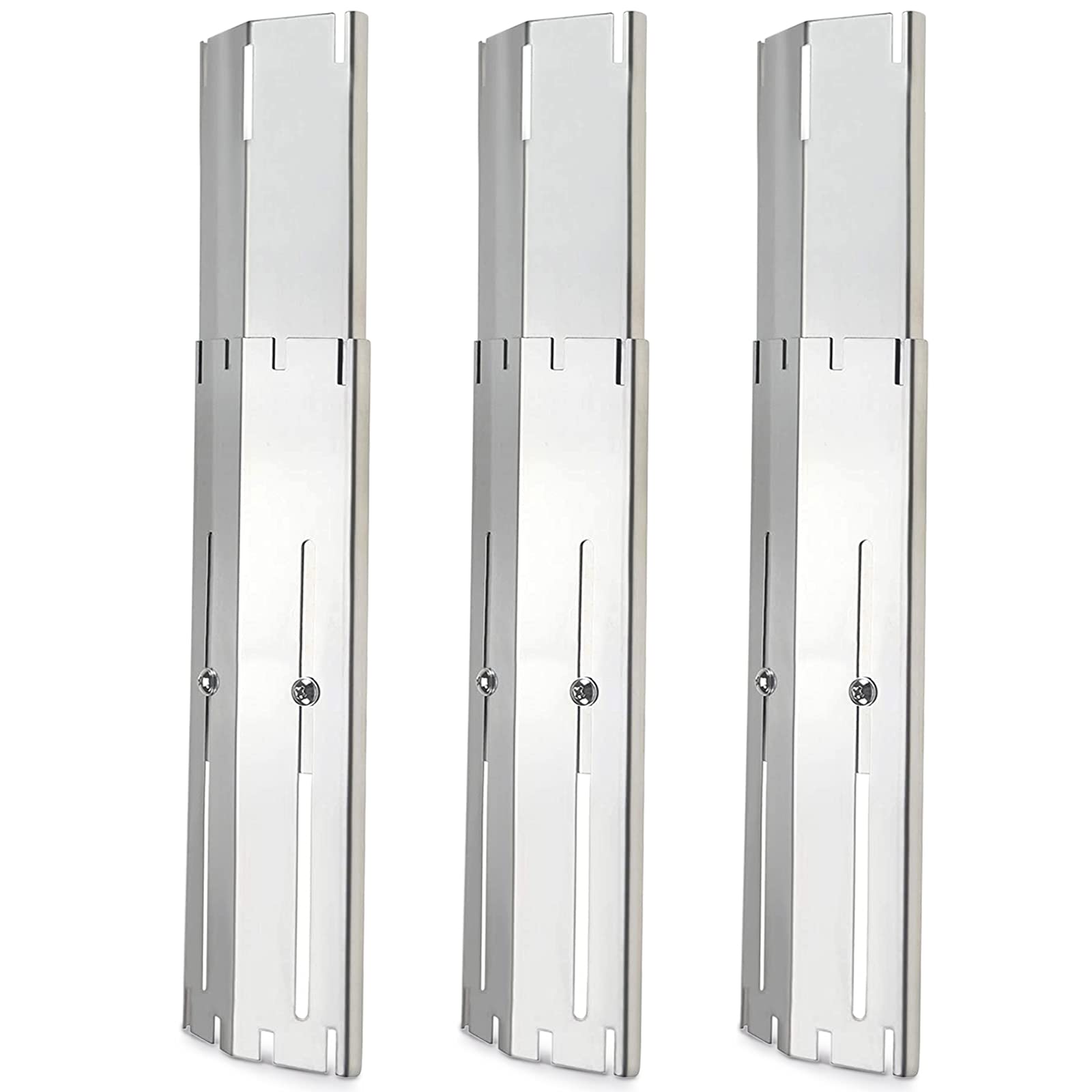 Adviace universal heat plate assembly ensures even heat on compatible grills.