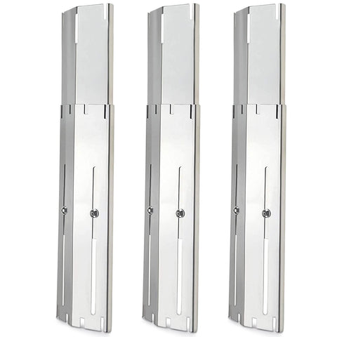 Adviace universal heat plate assembly ensures even heat on compatible grills.