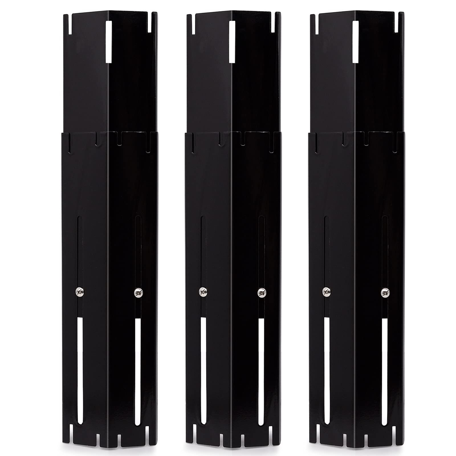 Adviace universal heat plates on a gas grill promoting even heat distribution