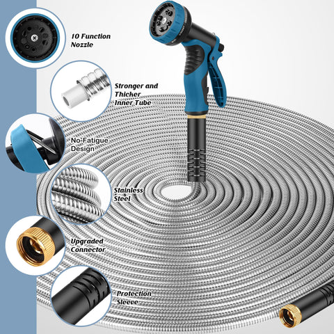 Advinski 10-function nozzle ready for versatile garden tasks.
