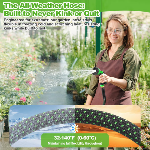 Advinski portable hose design makes outdoor tasks easier and neater.