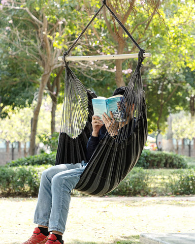 ADVOKAIR hammock chair indoor-outdoor use with weather considerations