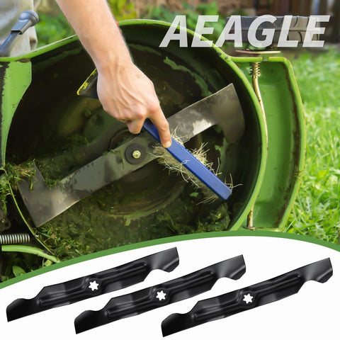 Aeagle 2-in-1 high lift blade design for lift and bagging.